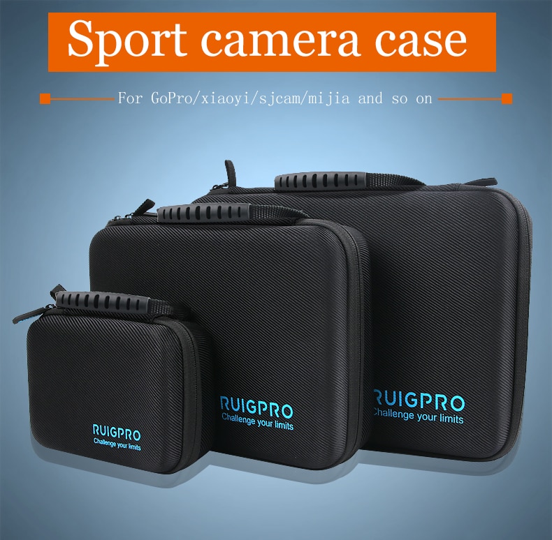 tragbar Tragen fallen Schutz Tasche für GoPro Held 8 7 6 5 4 SJCAM SJ9 YI DJI OSMO Aktion Kamera zubehör Anti-schock Lagerung Kasten