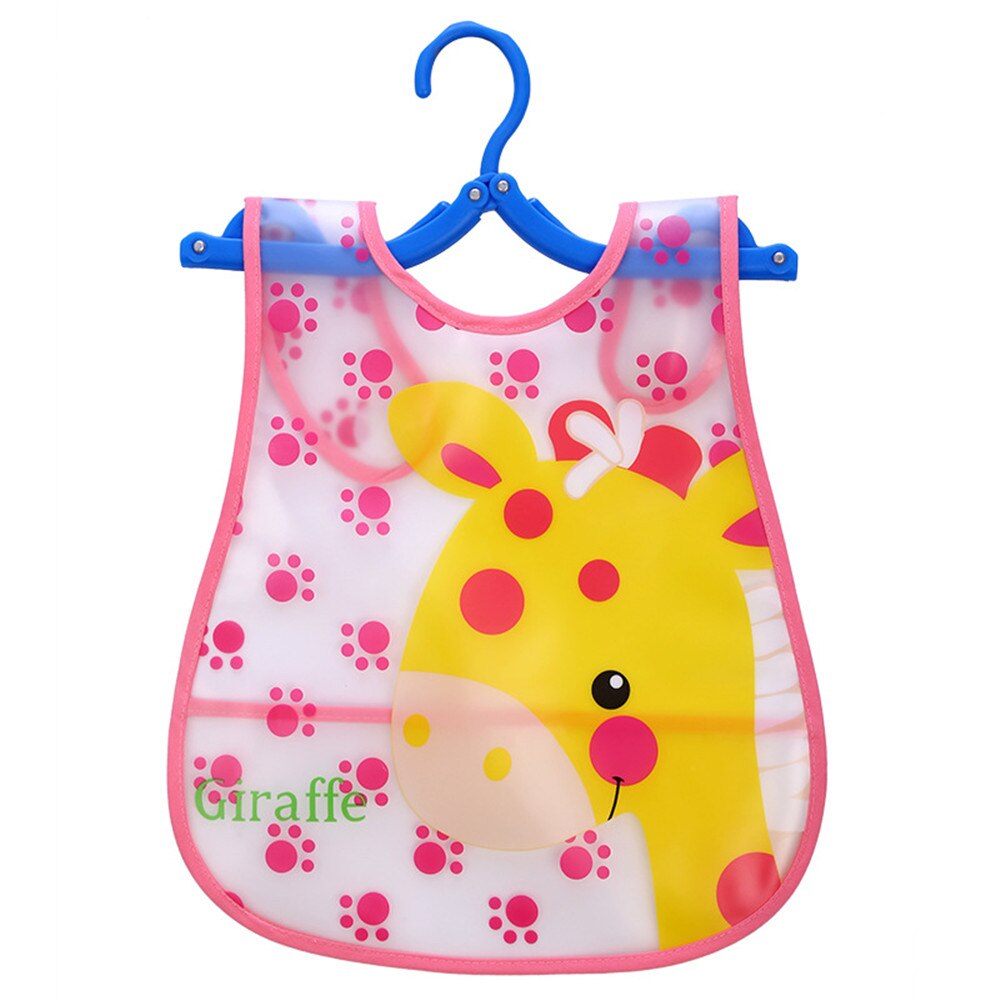 Afille Slabbers Cartoon Print Baby Spullen Plastic Waterdicht Verstelbare Baby Schort Lunch Voeden Kleding Unisex Baby Accessoires: 20