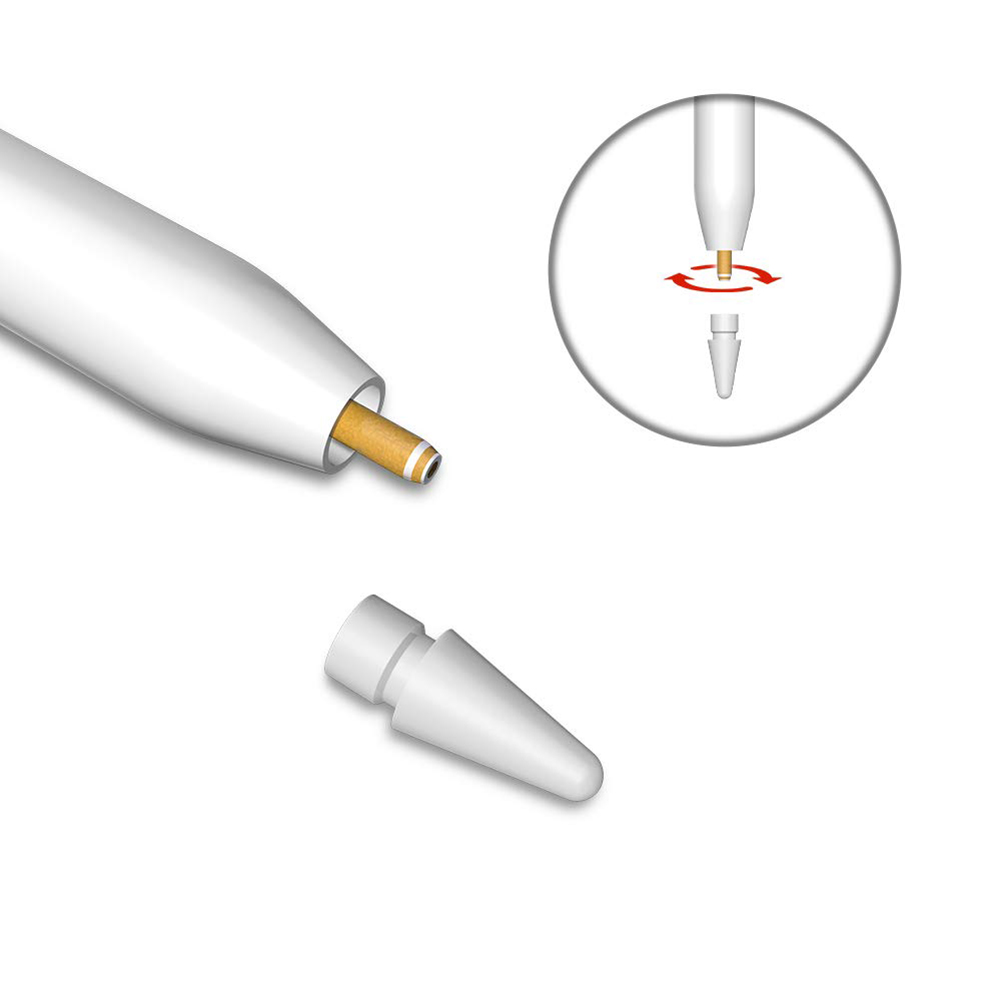 Spare Nib Replacement Tip Compatible For Apple Pencil 1st Generation, High Sensitive Stylus Pen Spare Nib For I Pencil 1