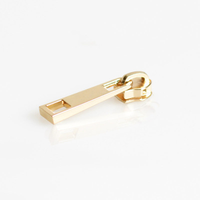 Deslizadores de cremallera para manualidades, Kit de reemplazo de reparación de bolsas de ropa, cabeza de cremallera de Metal, 10 unids/paquete 5 #: Gold