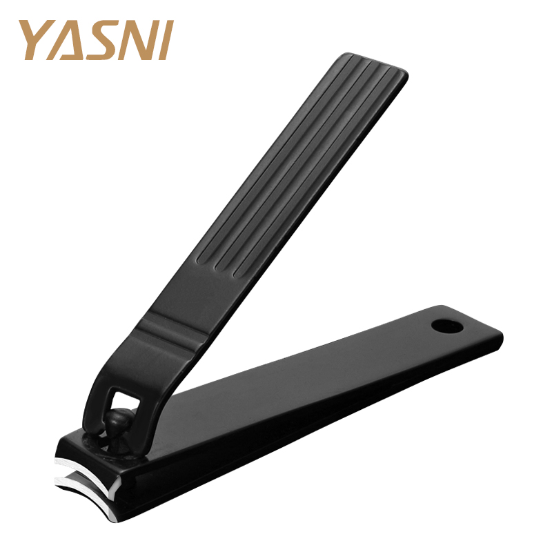 1pc black Nail Clippers Stainless Steel Nail Cutter Manicure Paronychia Nippers Callus Shavers Finger Toe Tools NT95