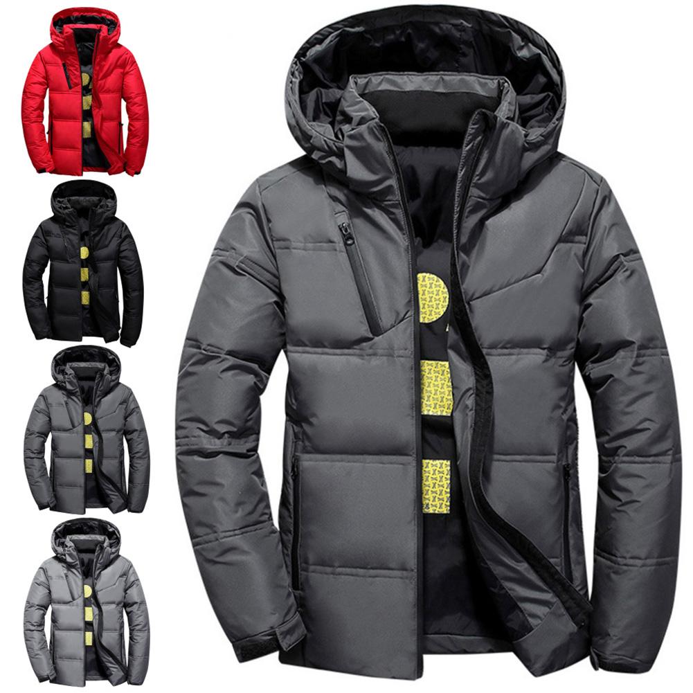 JUSHZ Down Jackets for Men Casual Outerwear Streetwear