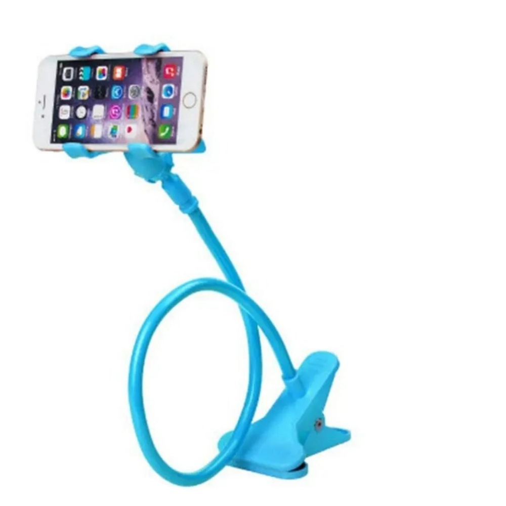 Mobiele telefoonhouder Flexibele verstelbare mobiele telefoonhouder Clip Ondersteuning Telefoon Thuis Bed Desktop Mount Bracket Smartphone Stand: WHITE
