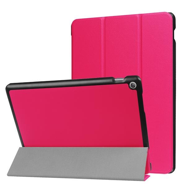 Cover Case for ASUS Zenpad 10 Z301MLF Z301ML Z301 Shockproof Protective magnetic PU 10.1" Tablet Case: Hot pink