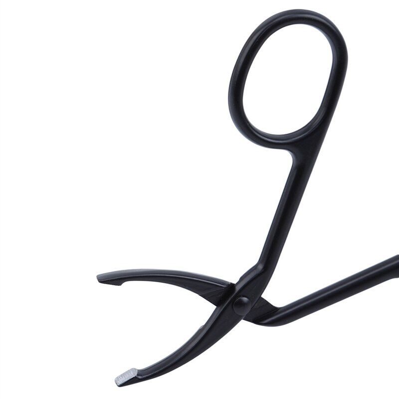 Eyebrow Tweezer Black Stainless Steel Elbow Pliers Oblique Pliers Pull Eyebrow Forceps Eyebrow Clip Makeup Tools