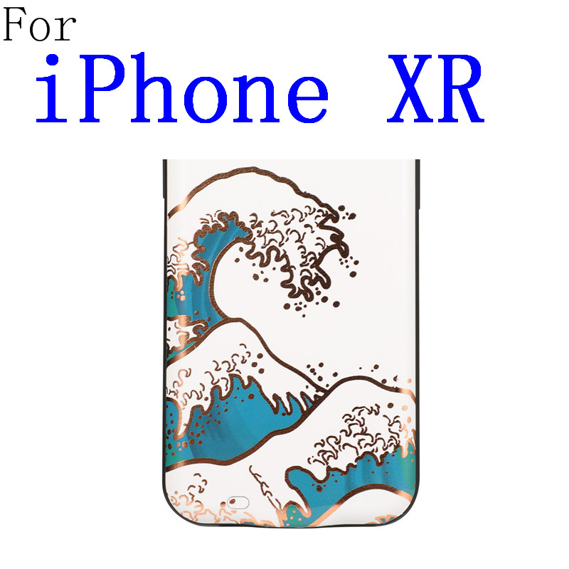 Oplader Voor Iphone X Xr Xs 11 Pro Max Slanke Draagbare Batterij Opladen Case Voor Iphone Se 6 6S 7 8 Plus Pover Bank: XR-LH