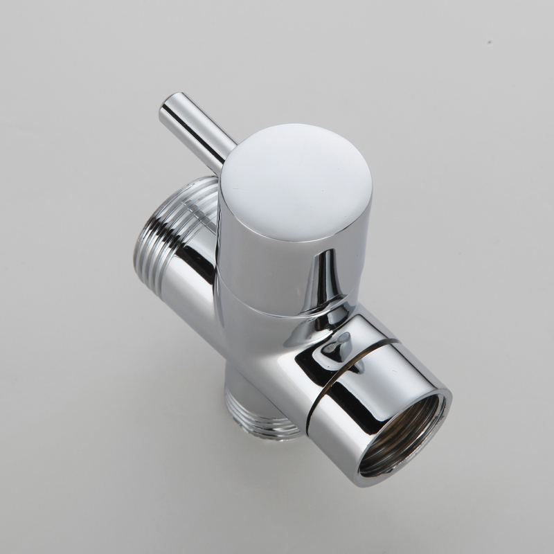 Badeværelse messing hurtig åbning tee ventil omskifter t nøgle 1/2 "  / 3/4 " switch ventil bruser bidet 1 in 2 ud vand metal t adapter