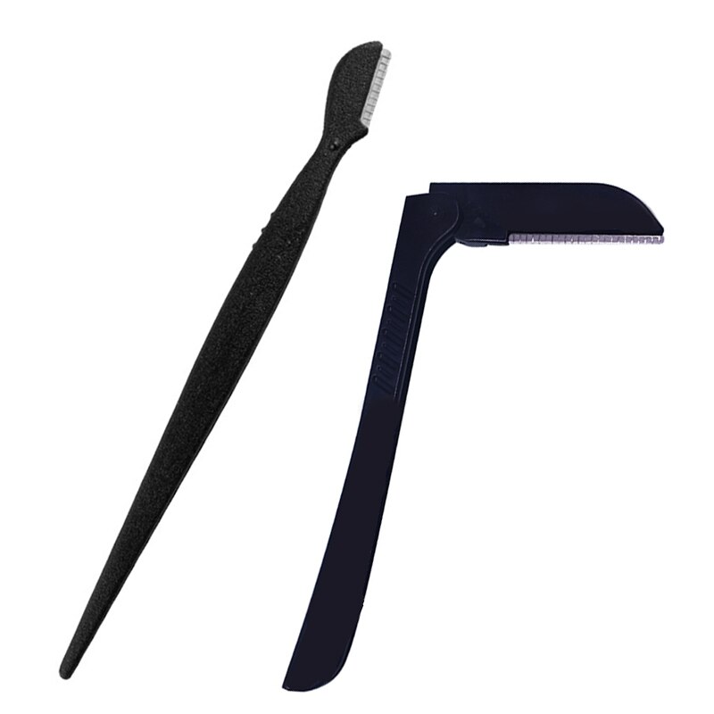 3 Pcs Wenkbrauw Trimmer Gezicht Scheermes Wenkbrauw Draagbare Blades Scheerapparaat Mes Haar Remover Set Up Wenkbrauw Profiler Gereedschap