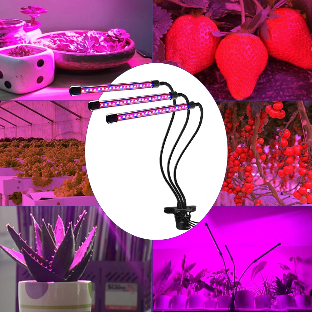 Fuldspektrum phytolamps usb led vokse lys 9w 18w 27w phyto lamper til planter frøplanter blomst indendørs fitolamp vokse kasse