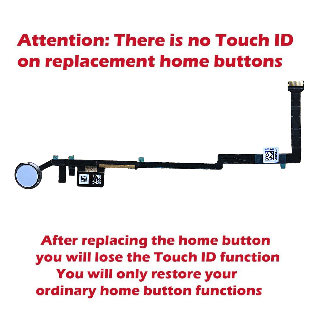 9.7 A1822 A1823 remplacement de l'écran tactile pour iPad 5 5th génération numériseur extérieur LCD panneau avant verre avec autocollant: White  home button