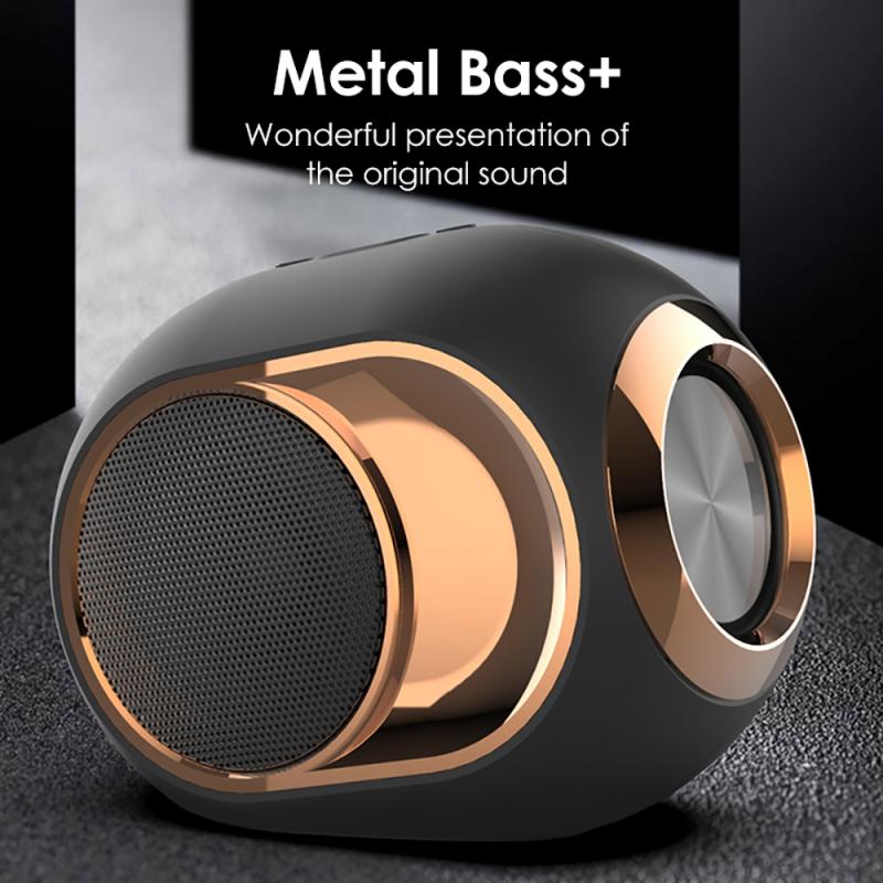 Altavoz X6 Bluetooth 5,0, altavoz inalámbrico, columna TWS, barra de sonido resistente al agua, soporte estéreo, TF AUX USB FM para teléfono PC