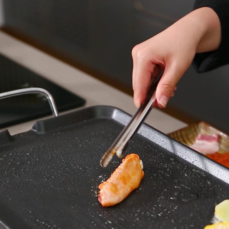 Extended Cook Party Buffet Clip Stainless Steel Barbecue Bread Tongs Food Steak Tongs Lengthened Barbecue Tongs Kitchen Gadgets