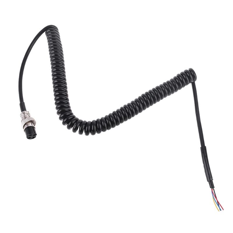 2022 novo rádio cb alto-falante mic microfone 4 pinos cabo para cobra pr550 pr3100 walkie talkie