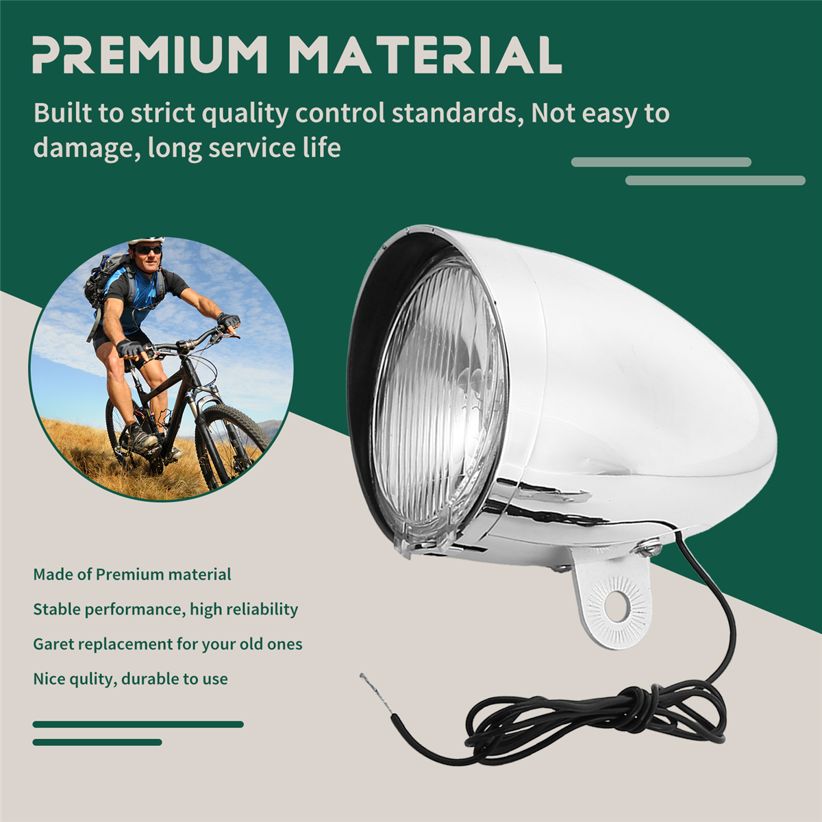 Fietslicht Fiets Gemotoriseerde Fiets Wrijving Dynamo Generator Achterlicht 6V 3W Fietsaccessoires