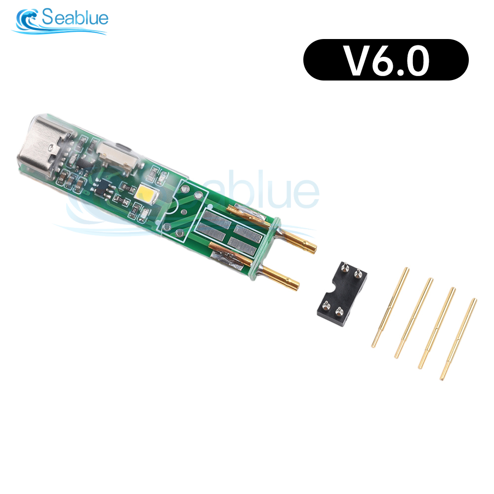 Optocoupler tester online testing tool 4 Pin optocoupler test board electronic repair specific Type-c/Microb interface: Silver