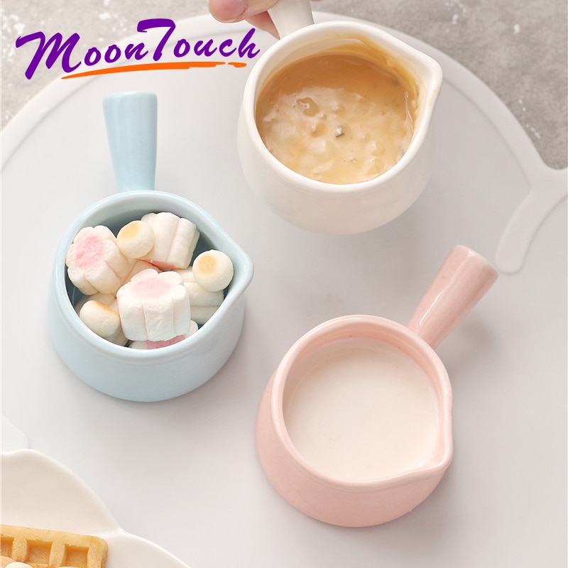 60 ml Japanse Melk Kannen met Handvat Sharp Eagle Mond Opschuimen Pot Koffie Container Porselein Matte Geglazuurd Oppervlak Saus Cup