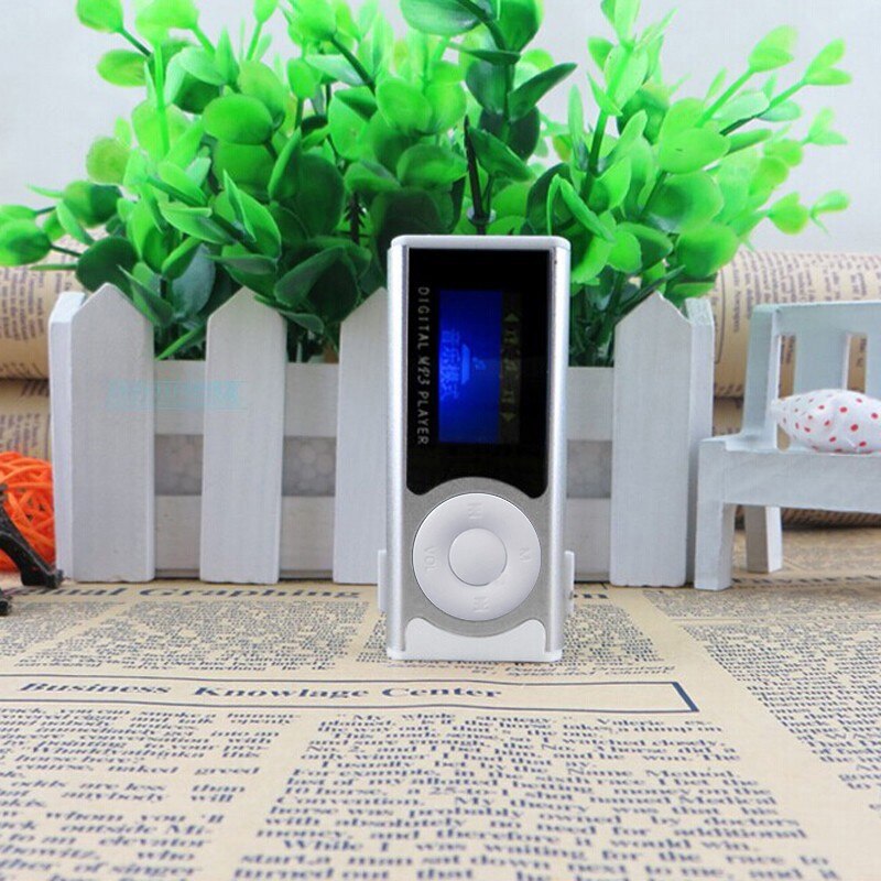 MP3 Muziek Spelers Sport Walkman Mini Usb Clip Lcd-scherm MP3 Media Player Ondersteuning 16Gb Externa Micro Sd-kaart draagbare MP3 # LR1: Silver