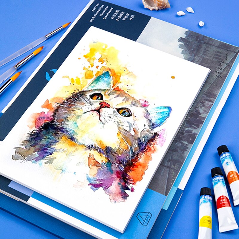 CANSON Watercolor Book/Pad/Paper 8/16/32K A3/A4/A5 180/200/250/300g/m² Art Drawing Watercolor Paper Stationery 1557