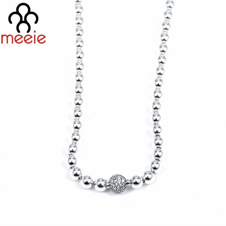 Authentische 925 Sterling Silber Charme Halskette Original Es Ist EINE Halskette Auf Es Schmuck Für frauen Hochzeit DIY schmuck