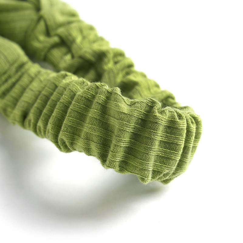 Gebreide Katoenen Knoop Cross Hoofdband Voor Vrouwen Hoofdband Meisjes Haar Accessoires Hoofddeksels Elastische Haarband Haaraccessoires