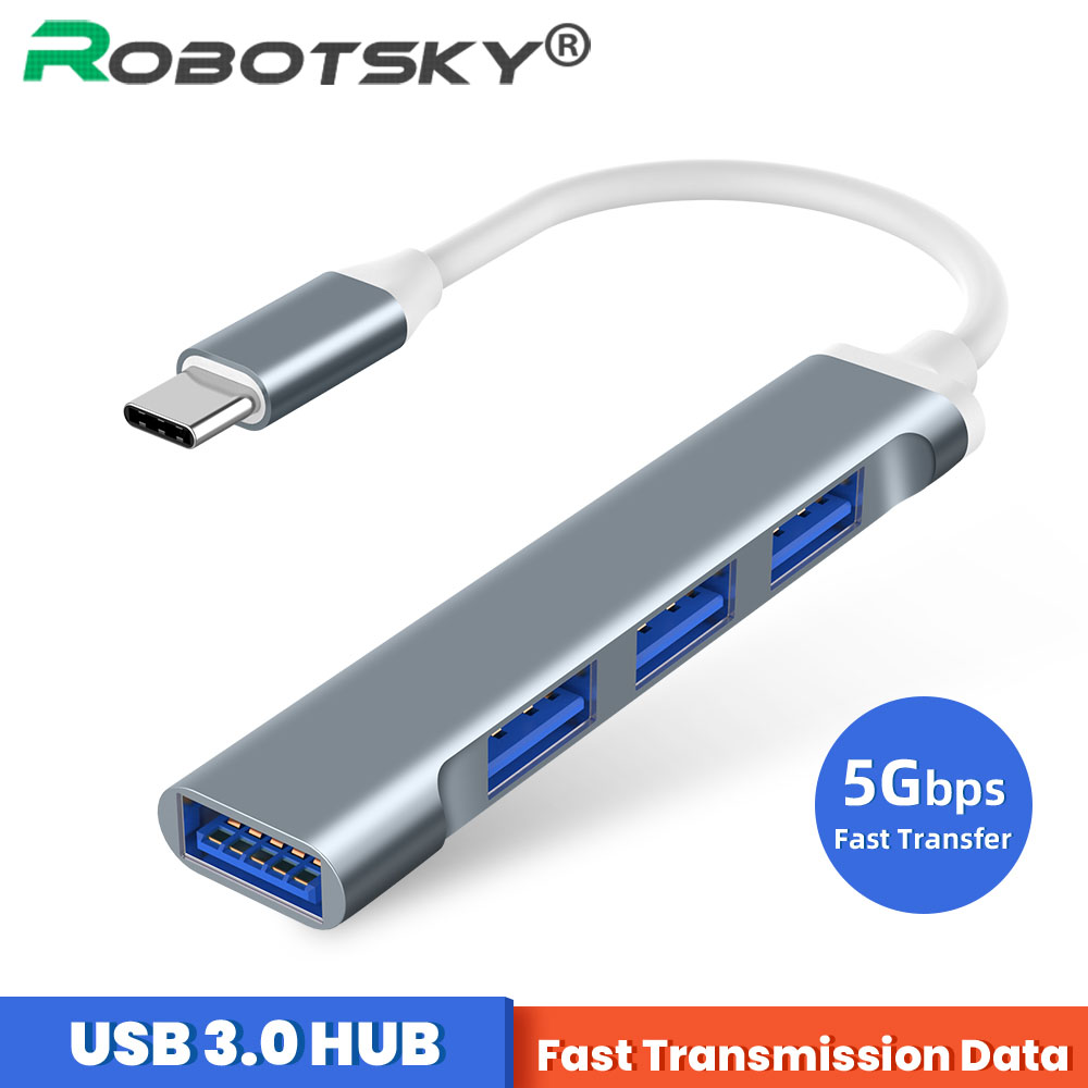 USB 3,0 HUB USB C HUB Splitter 3 USB-C Dock Adapter USB-C 3,1 Multi Port Dock Adapter für macbook Pro HUAWEI Matebook Computer