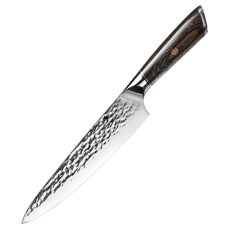 2 st kinesisk klyver kock kniv set 5 cr 15 smidd rostfritt stål verktyg kök skivknivar matlagning kinesiska kock knivar uppsättning: Kockkniv