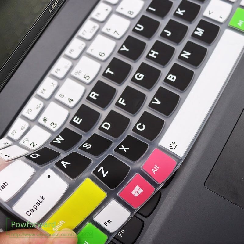 For lenovo legion 5 5i 17.3'' legion 7 legion 7i gaming laptop Silicone Notebook laptop keyboard cover skin Protector: candyblack