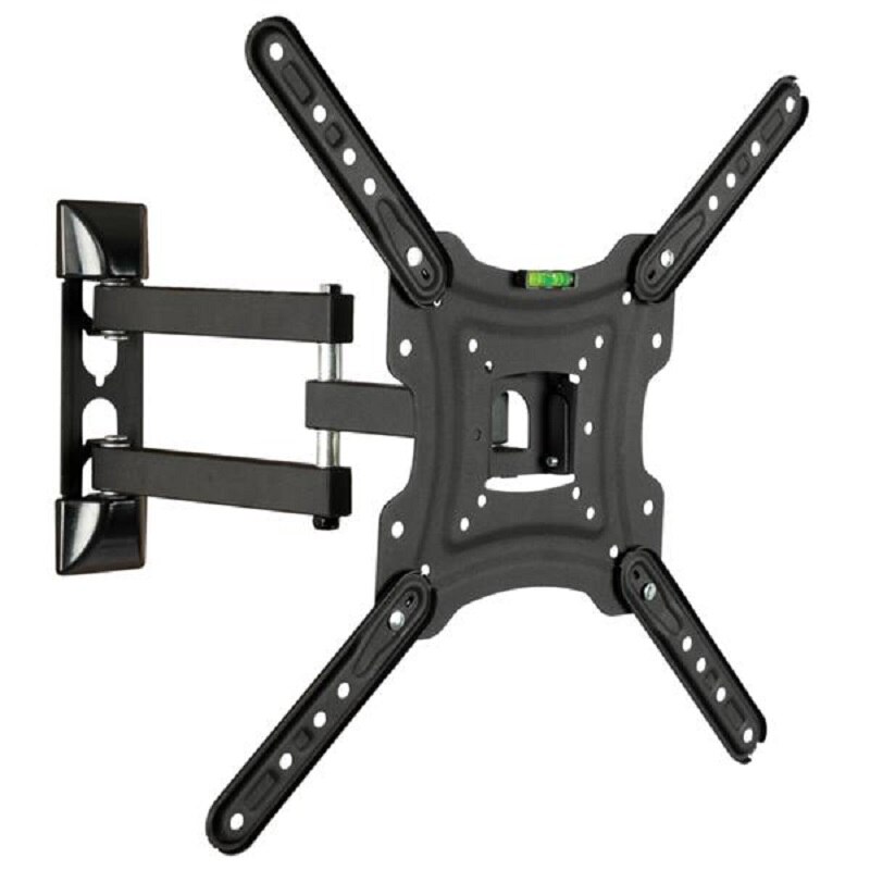 Universal 30KG Adjustable TV Wall Mount Bracket Flat Panel TV Frame Support -15 5 ° Degrees Tilt with Gradienter for 14-55 Inch