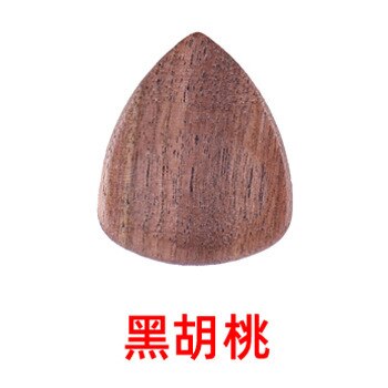 Genuine Wooden Guitar Picks 2.5mm Heavy Smooth Blank Wood Plectrum Mediator Acoustic Electric Bass Guitar Accessories: 1