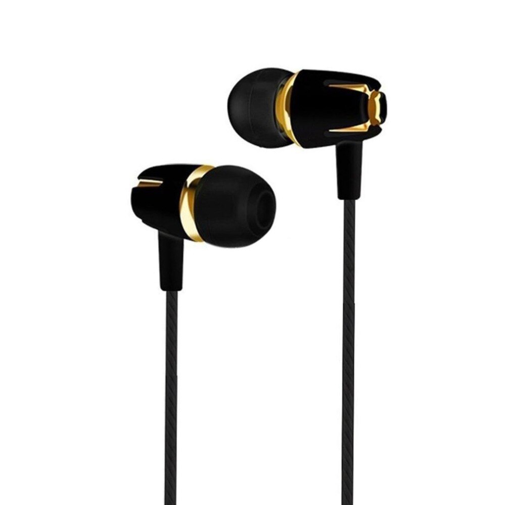 Bedrade Oortelefoon Galvaniseren Bass Stereo In-Ear Oortelefoon met Microfoon Handsfree Call Telefoon Headset voor Android iOS