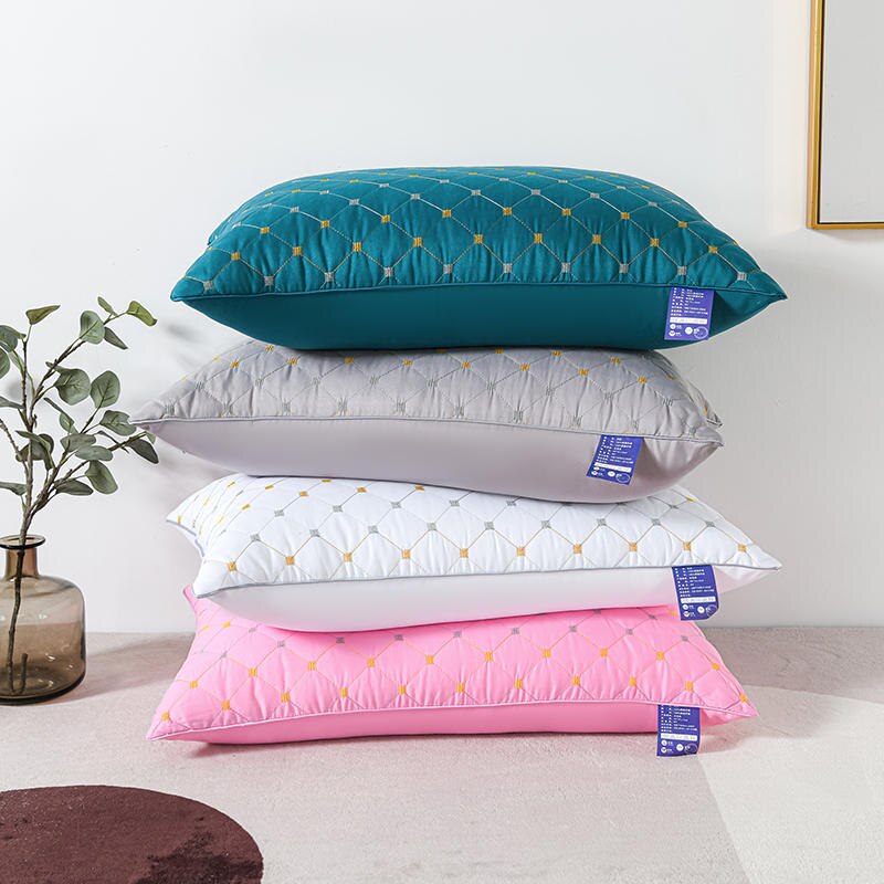 Oreiller de couchage pour Couple, confortable, pour chambre à coucher, literie, taille Queen, pour dos latéral, ventre, oreillers de luxe, moelleux, hôtel