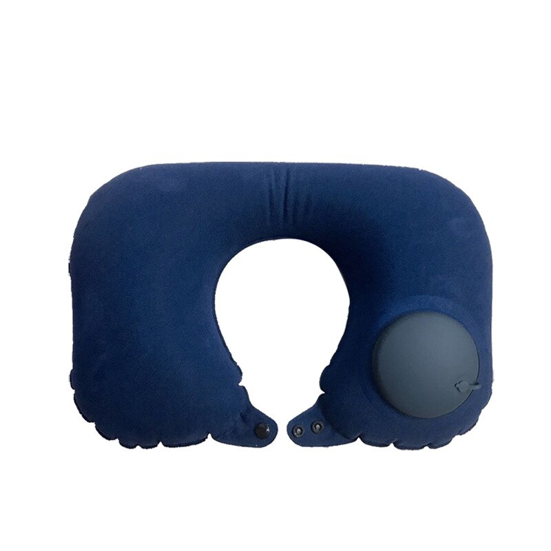 PVC Kids Flight Sleeping Footrest Pillow Resting Pillow On Airplane Car Bus Pillow Inflatable Travel Foot rest Pillow Foot Pad: Blue