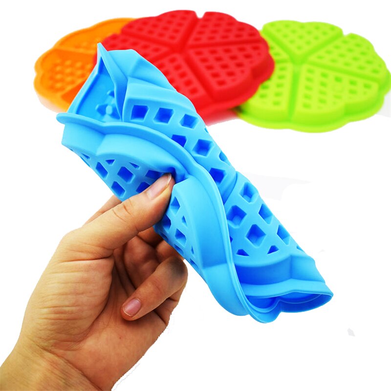10 Pcs Silicone Waffle Mold Baking Molds Heart Shape Muffin Mould Non-stick Cake Bakeware Kitchen Accessories X2