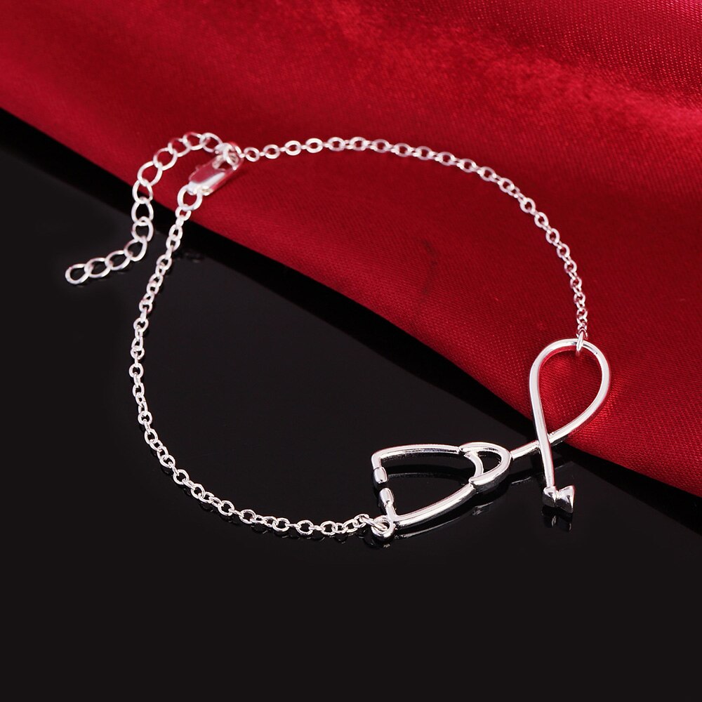 Exquisite 925 Sterling Silver Bracelet Ing Style Silver Bracelet For Woman 2 orders