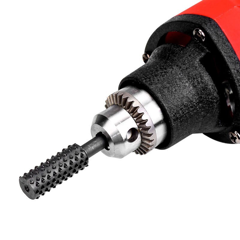 5pcs Steel Rotary Rasp File 1/4" Shank Rotary Craft Files Rasp Burrs Wood Bits Grinding Power Woodworking Hand Tool