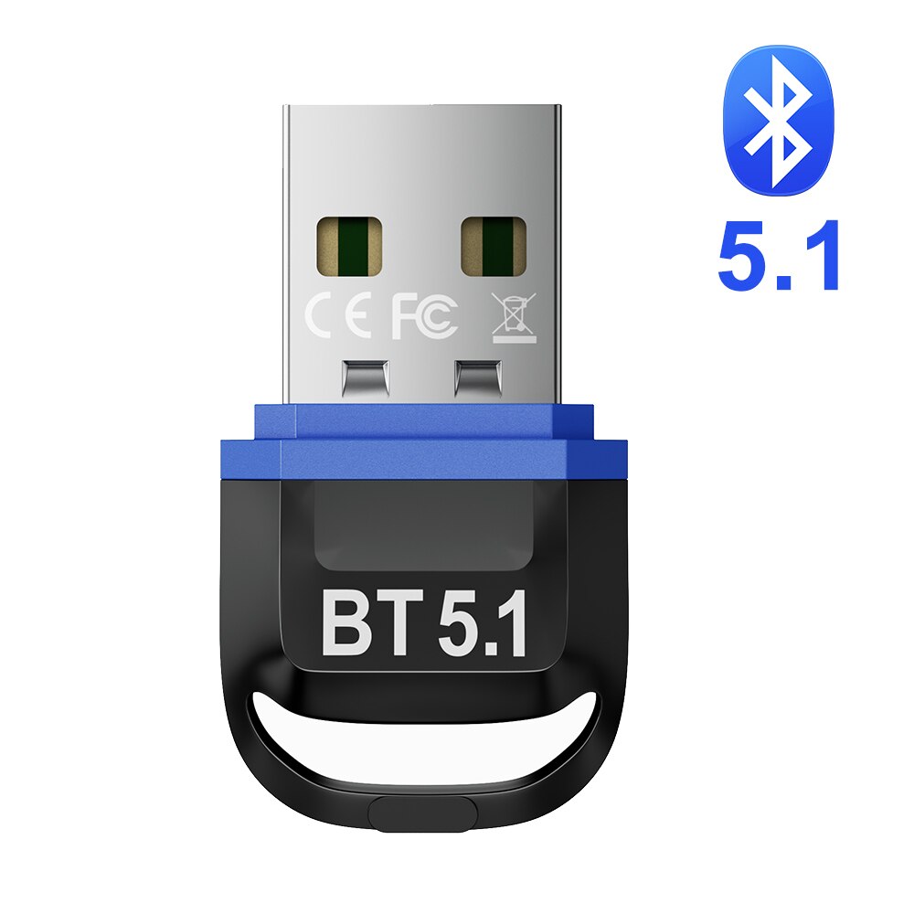 USB Bluetooth 5.1 Bluetooth Adapter Receiver 5.0 Bluetooth Dongle 5.0 4.0 Adapter for PC Laptop 5.0 BT Transmitter: Bluetooth 5.1