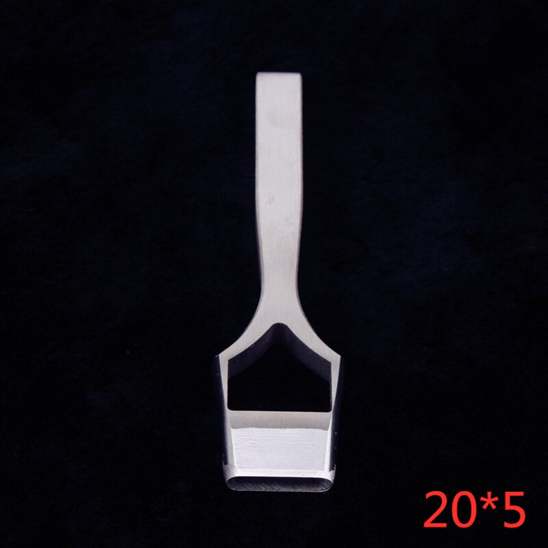 Leather Craft Belt Band Oval Hole Punch Tools Stitching diy strap oblate Cutter chisel Tools/set: 20mm x 5mm