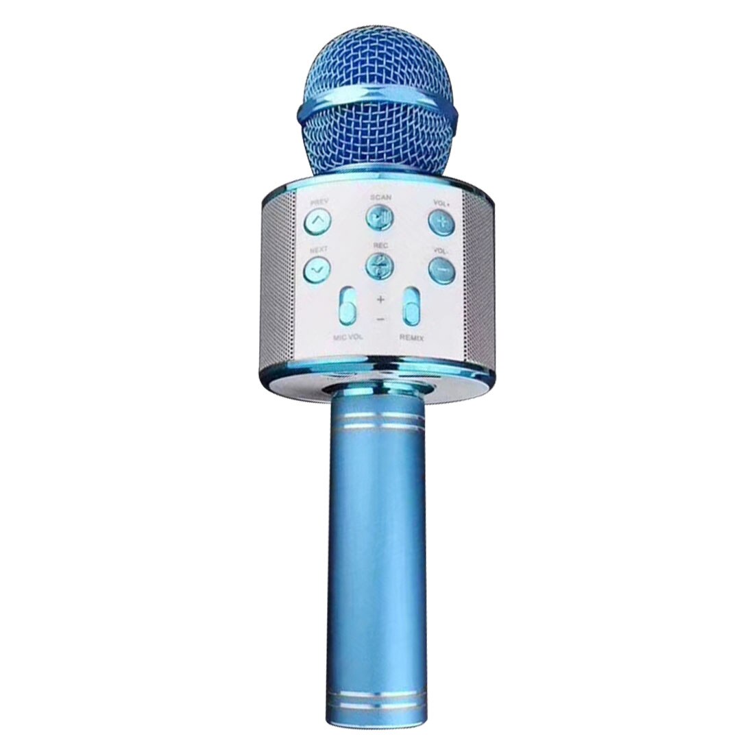 Handheld Portable Speaker Wireless Microphone for Karaoke, 4 in 1 Bluetooth with Record Function Wireless Microphone