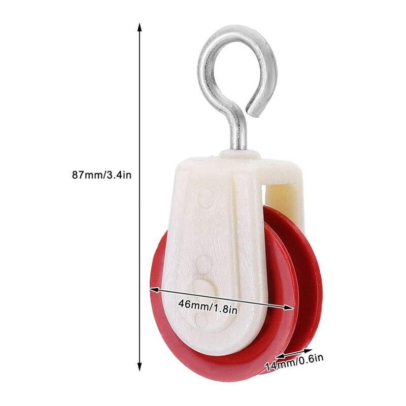 10Pcs Katrol Kas Ventilatie Outlet Plastic Katrol Katrol Accessoires Voor Landbouw Boerderij