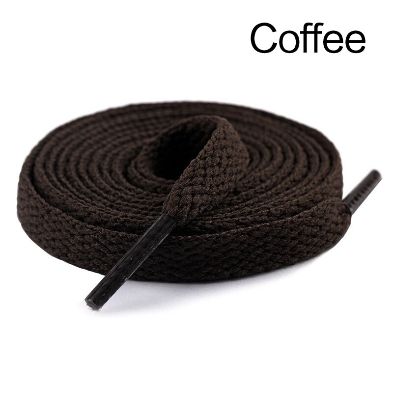 29 colors 1 Pair Shoelace Flat Popular Sports Shoes Laces Casual Canvas Unisex Polyester Shoelaces Shoelace Length 80 100 120 CM: Brown / 100cm
