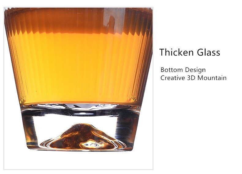 Glass Tea Pitcher Thickened Borosilicate Glass Serving Teacup Mountain Bottom Tea Coffee Wine Whisky Jug