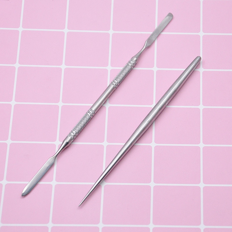 Pottery Modeling Stick Acupressure Texture Creasing Indentation Sharp Pottery Clay Tool Carving Clay Stainless Steel Tool