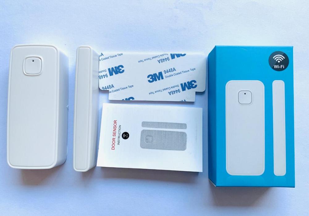 Smart WiFi Home Security Wireless Door Alarm WiFi Window Door Sensor Detector Via App Control