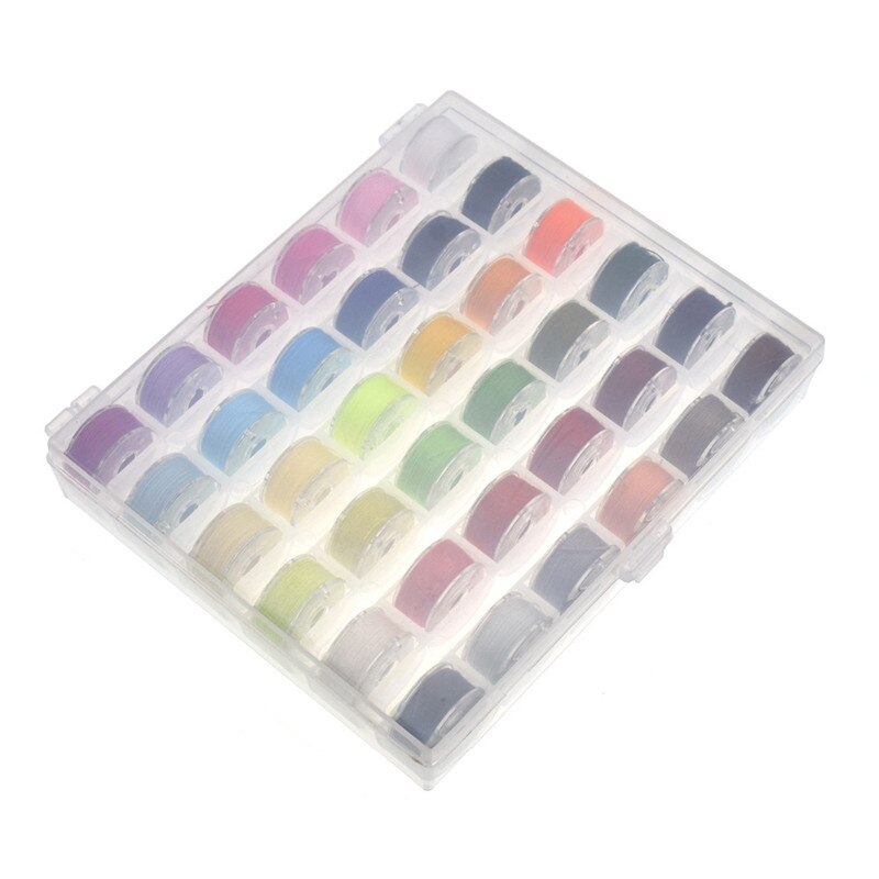 KOKNIT-Kit de bobinas de hilo de coser, Kit de hilo para múltiples máquinas de coser, 36 unidades