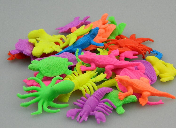 10 Stks/partij Oceaan Dier Groeiende Speelgoed Mariene Biologie Plastic Speelgoed Zee Dieren Speelgoed Inweken Uitbreiding