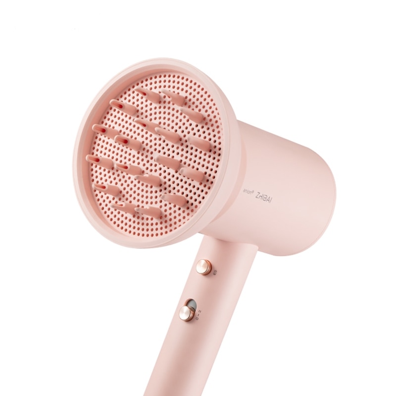 ZHIBAI Anion Hair Dryer For Hair Temperature Mi Blow Dryer for Home Travel Dryer Portable