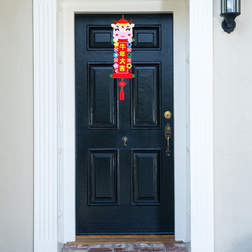 Chinese Style Non-woven Kids Handmade Crafts Chinese DIY Chinese Year Decoration Pendant Kit Home Decor Office Decor