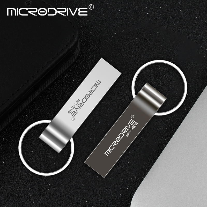 Rvs Mini Metalen USB Flash Drive key 64GB 32GB 16GB 8GB 4GB Mini usb pen Echte memory stick USB kan doen logo afdrukken