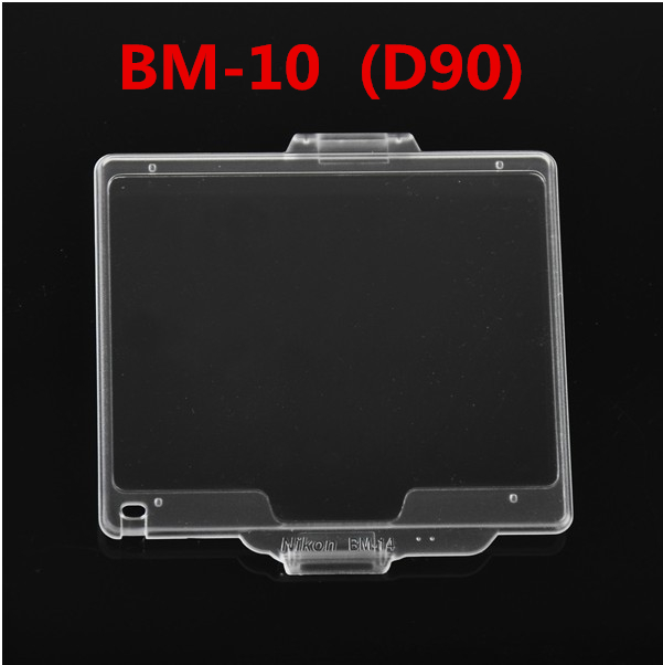 SMILYOU Hard Plastic Film LCD Monitor Scherm Cover Protector voor Nikon D90 als BM-10