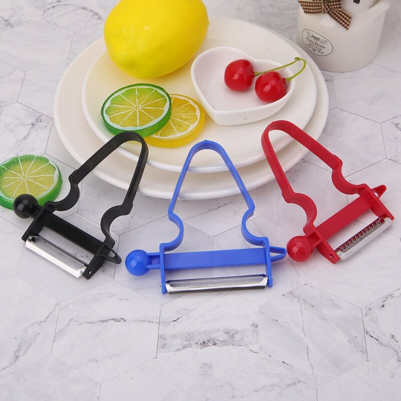 Éplucheur magique en acier inoxydable pour fruits et légumes, coupe-julienne, déchiqueteur